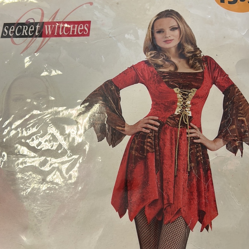 Sexy flame Devil Witch costume